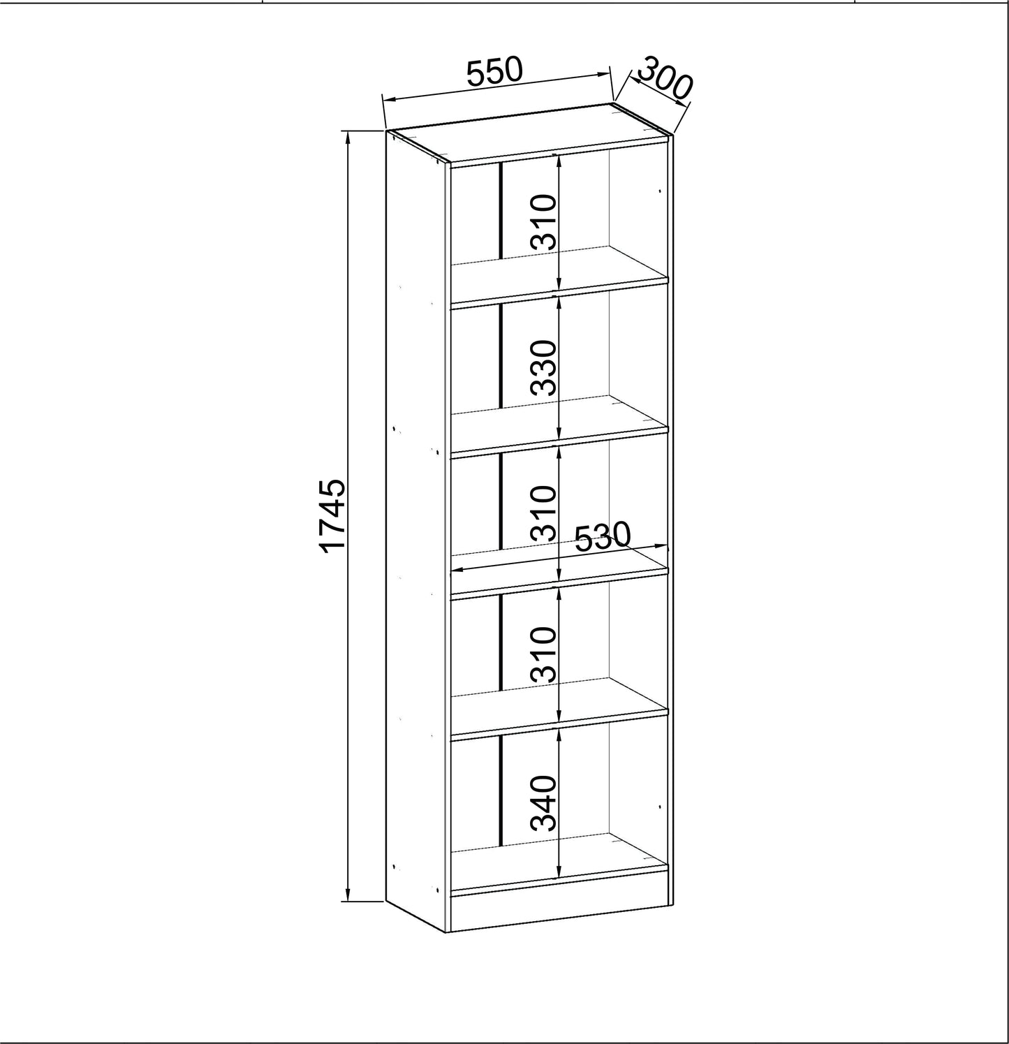 Estanteria Multiuso De Dos Puertas