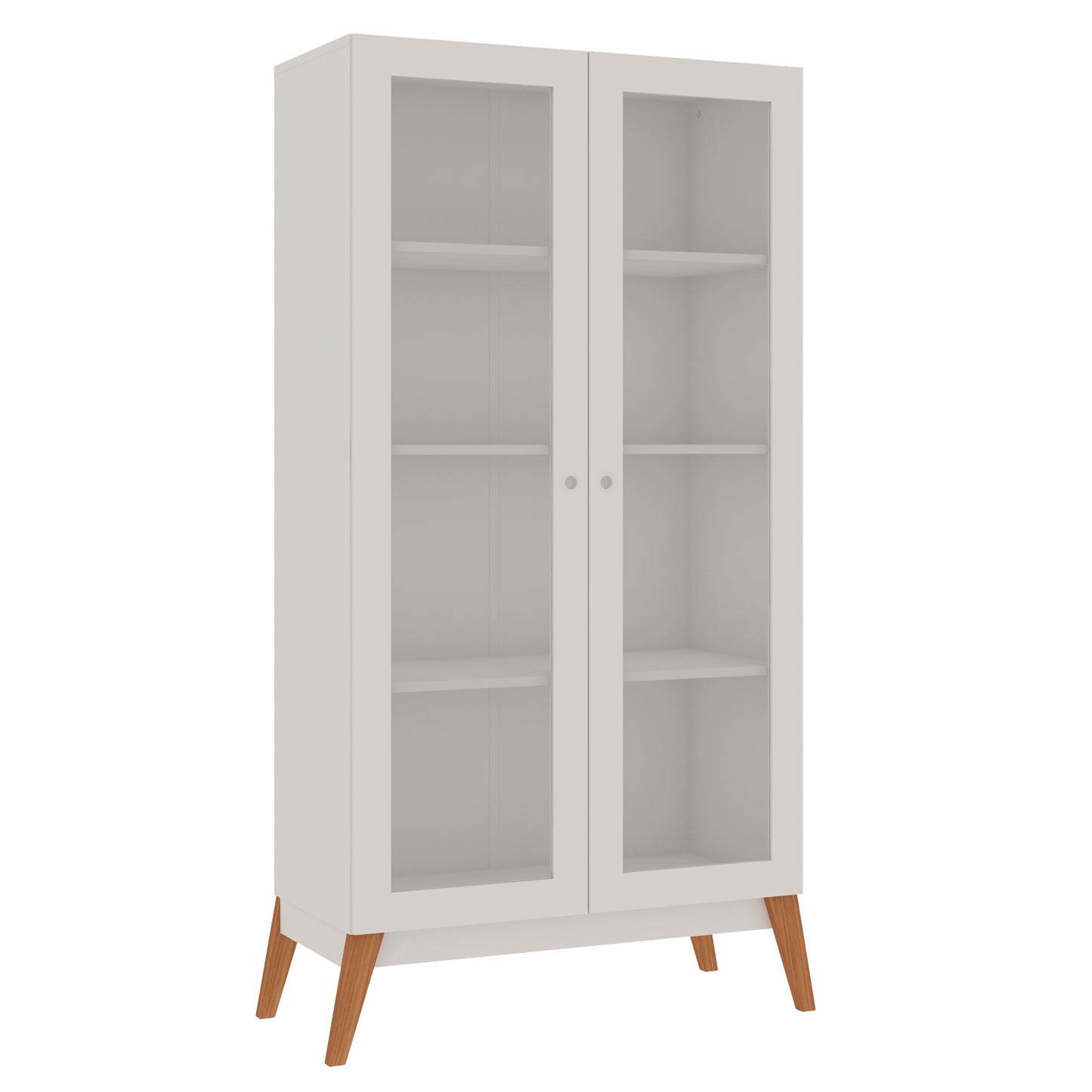 Estanteria Con Dos Puertas De Vidrio