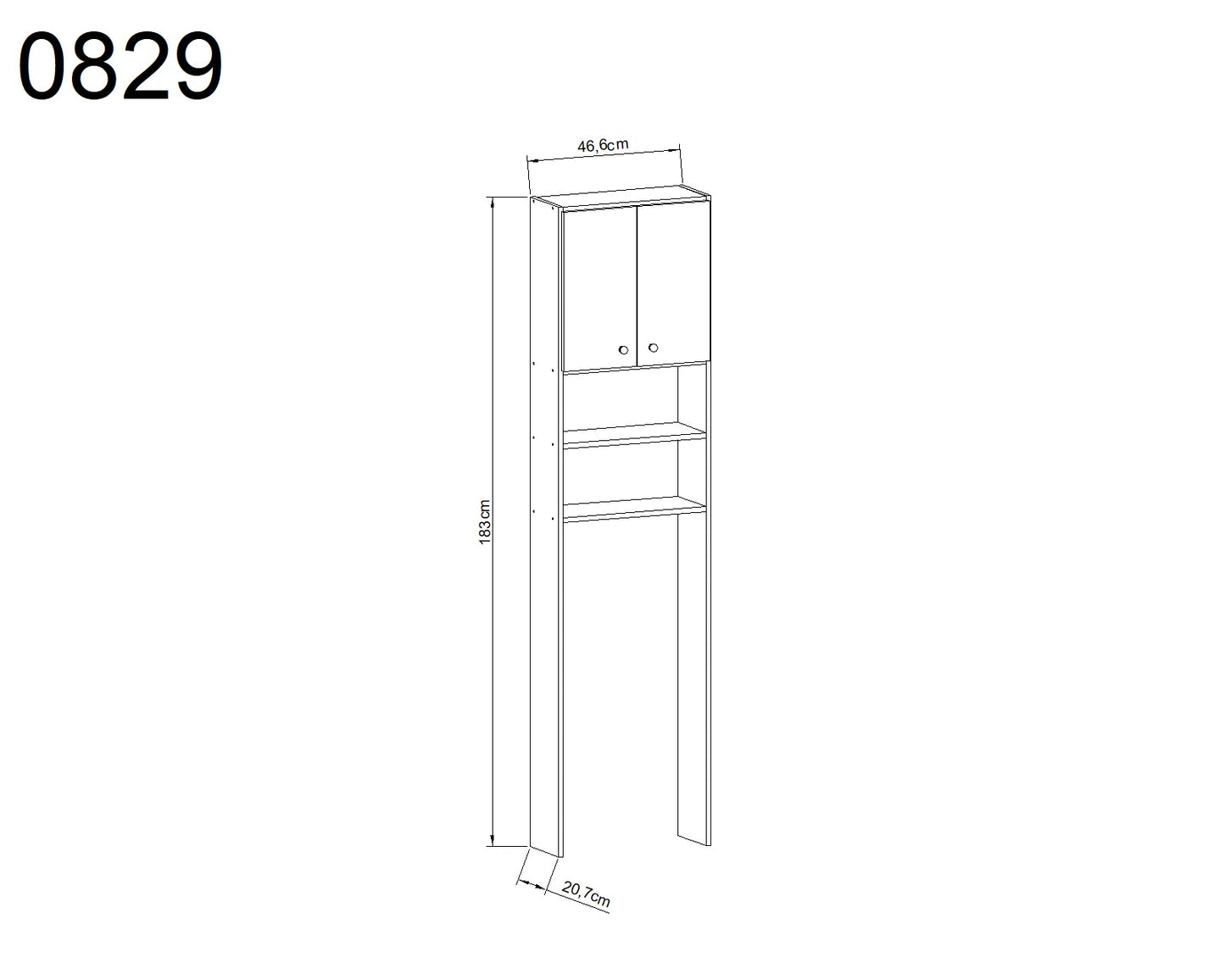 Armario Para Baño Sobre Inodoro