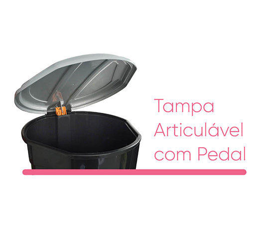 Basurero plástico de 30 lts
