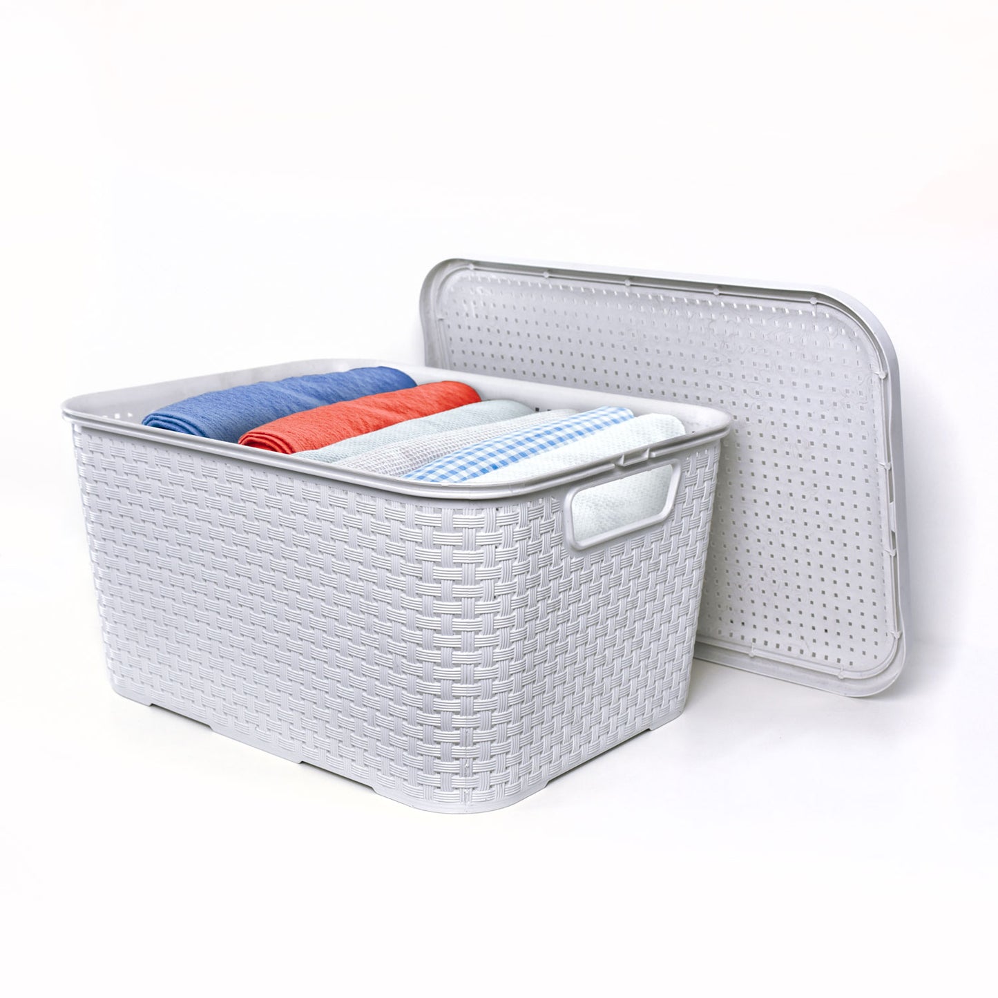 Organizador de 20 lts de ratán