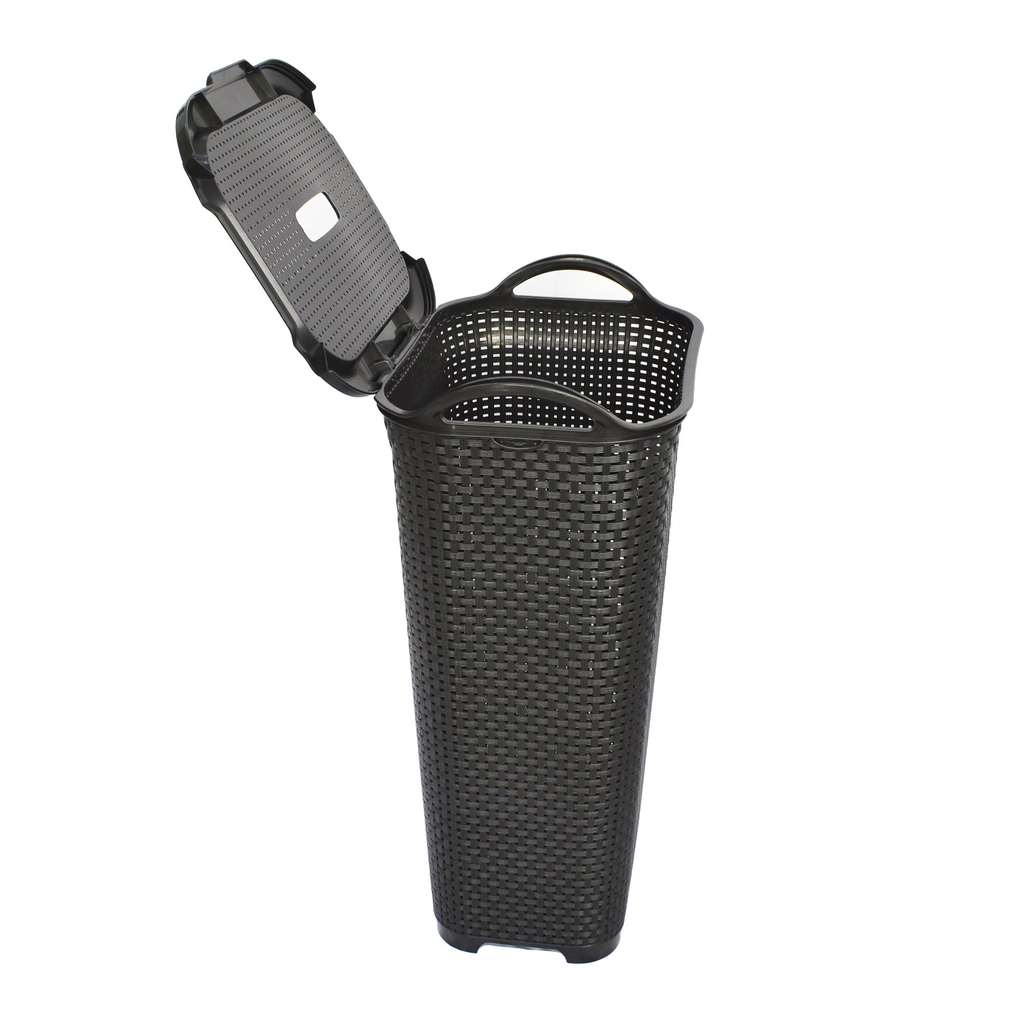 Canasto de ropa de ratán 36 lt con tapa