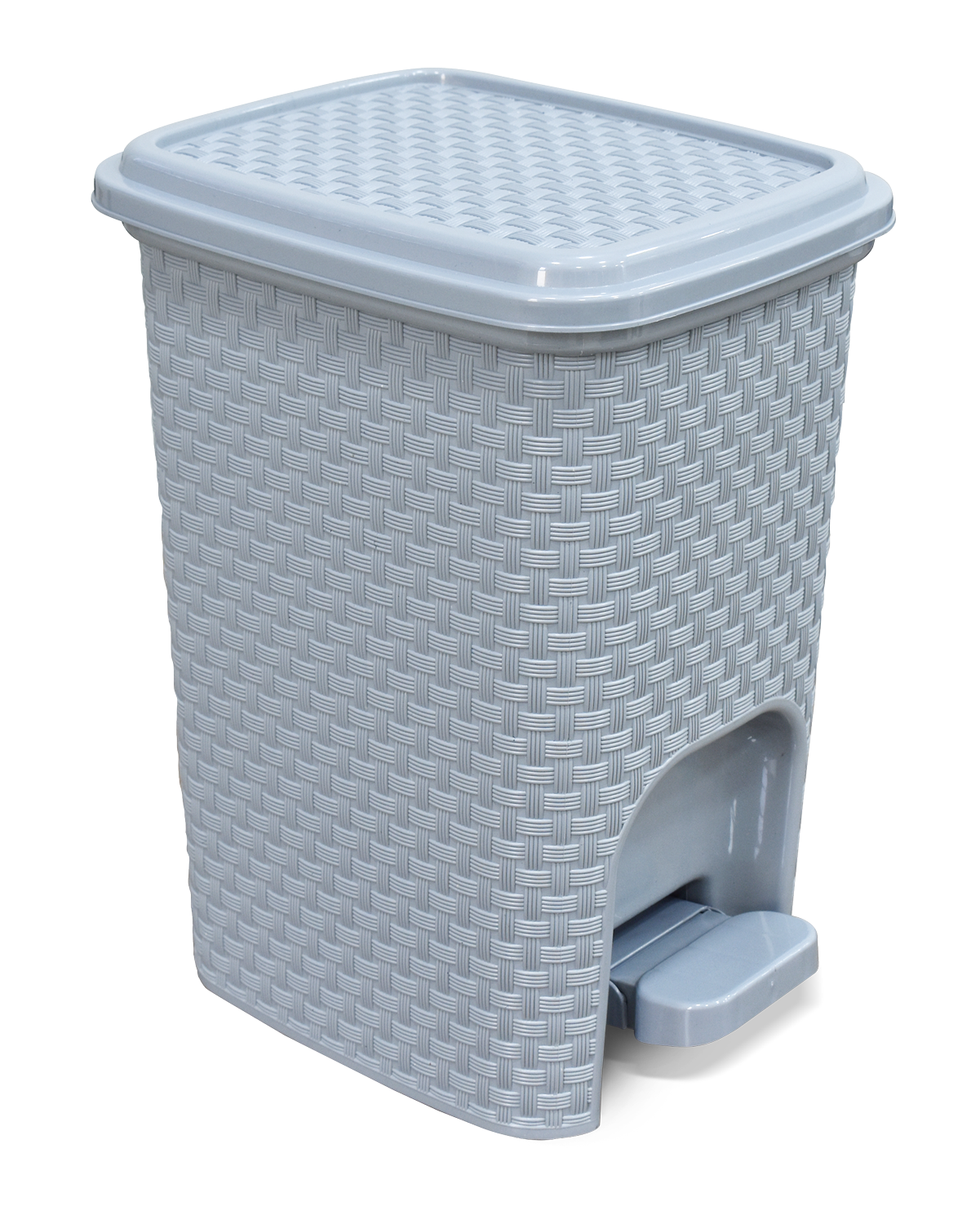 Papelera De Ratán 7 Litros Con Pedal