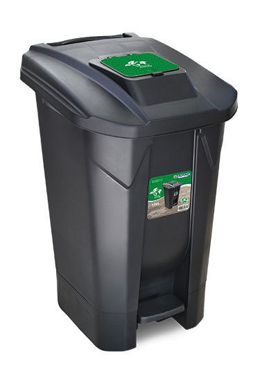 Contenedor para reciclables de 120 lts con ruedas