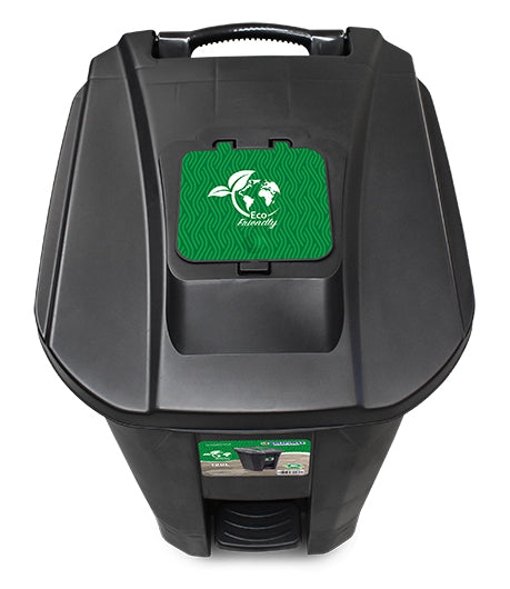 Contenedor para reciclables de 120 lts con ruedas