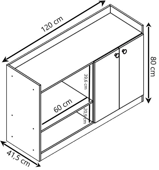 Mueble auxiliar horizontal