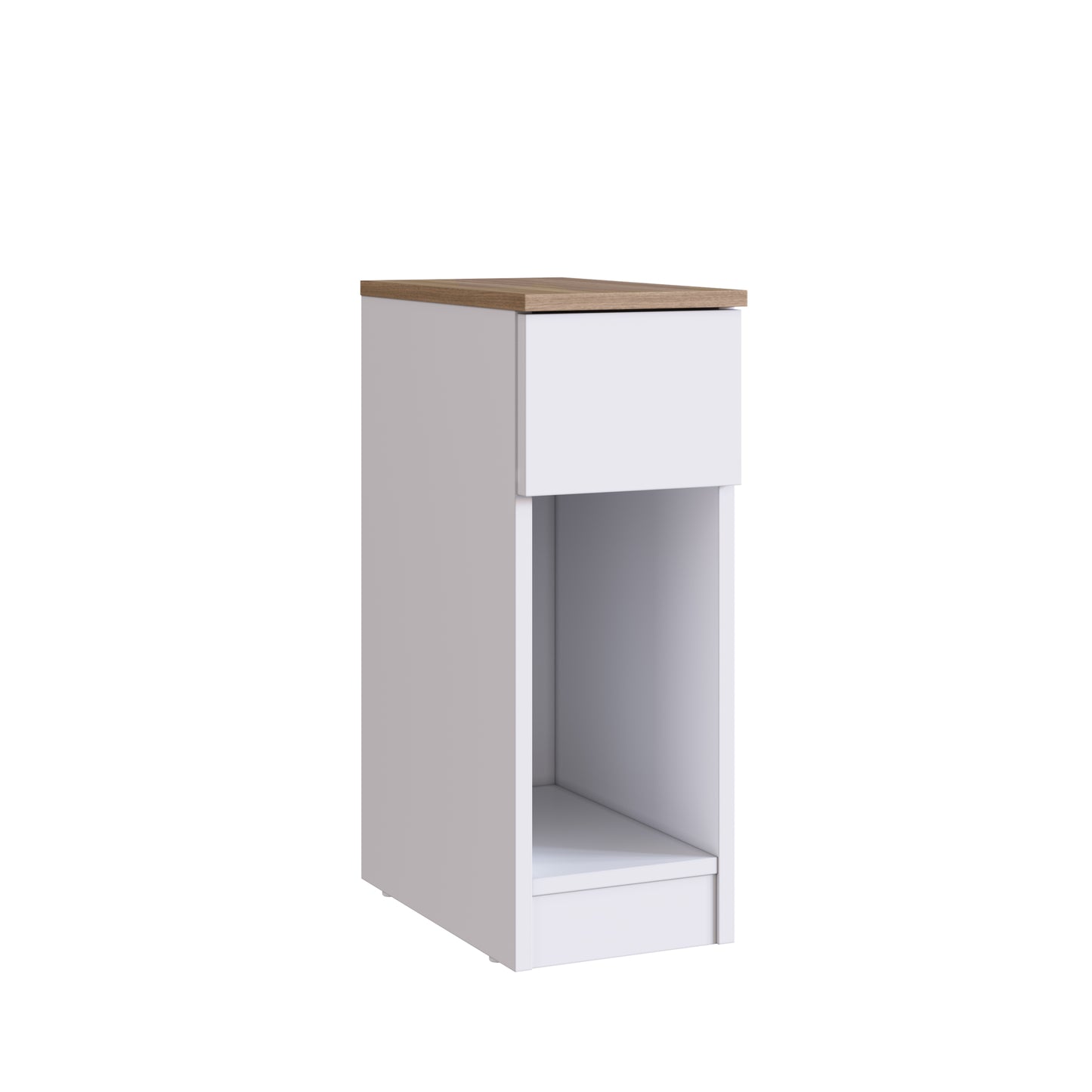 Mesa Lateral De Arrime Auxiliar Con Cajón