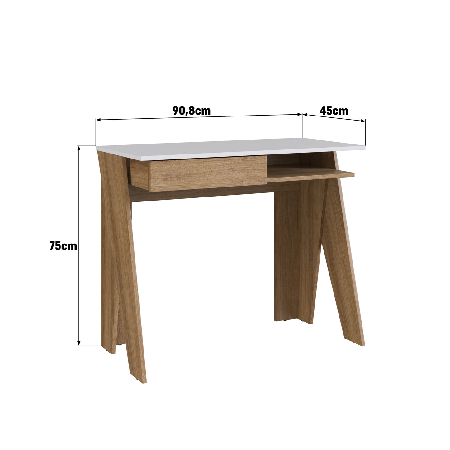 Escritorio Minimalista Estilo Nórdico