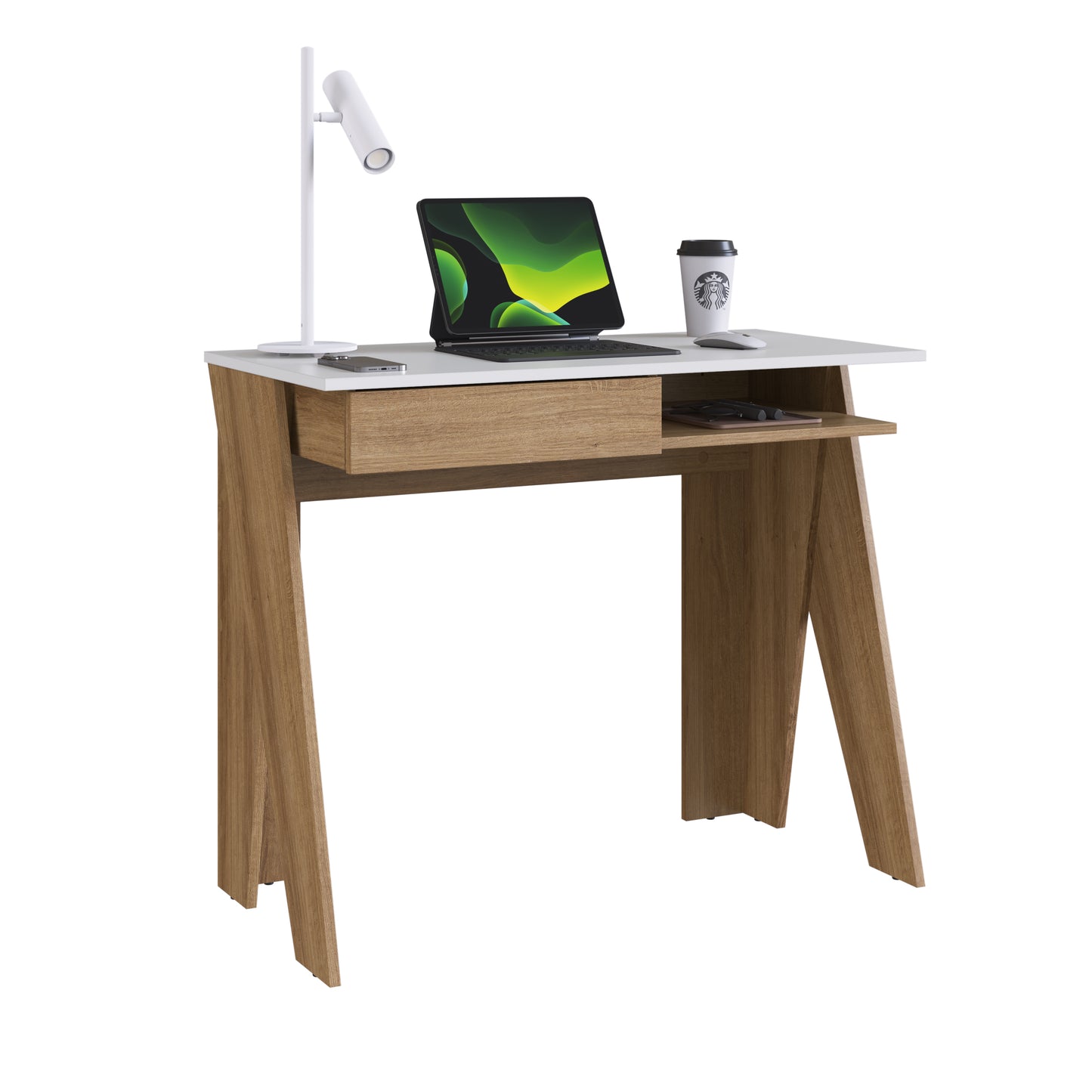 Escritorio Minimalista Estilo Nórdico