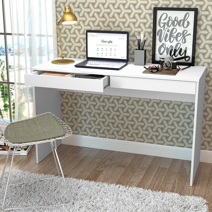 Mesa De Escritorio Modelo Madrid Con Dos Cajones