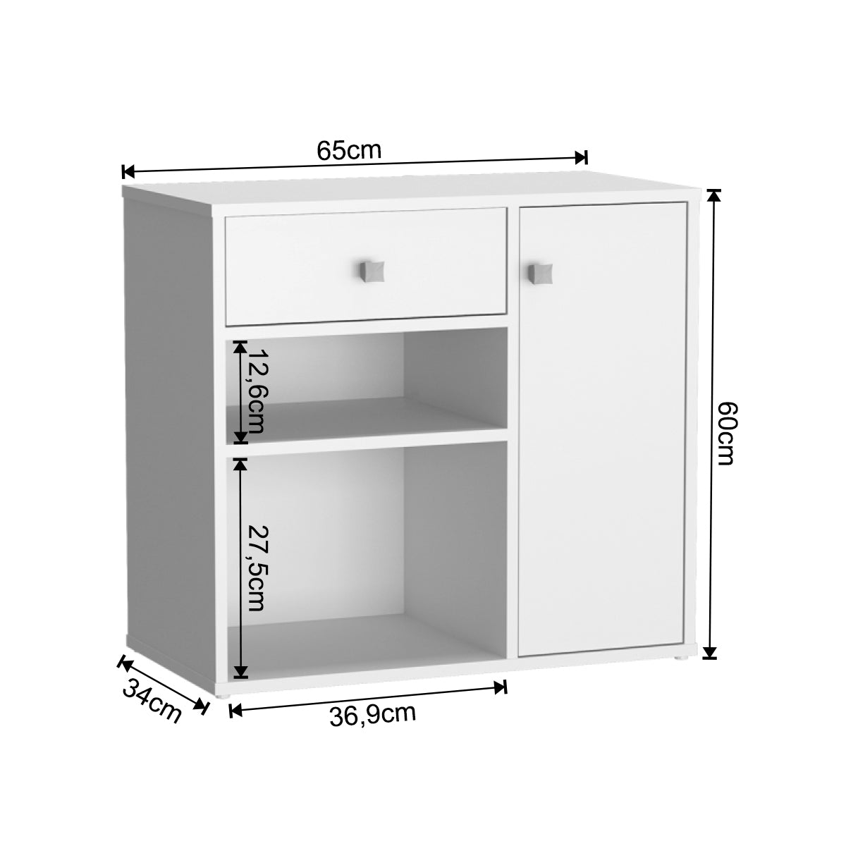 Mueble multiuso con estante