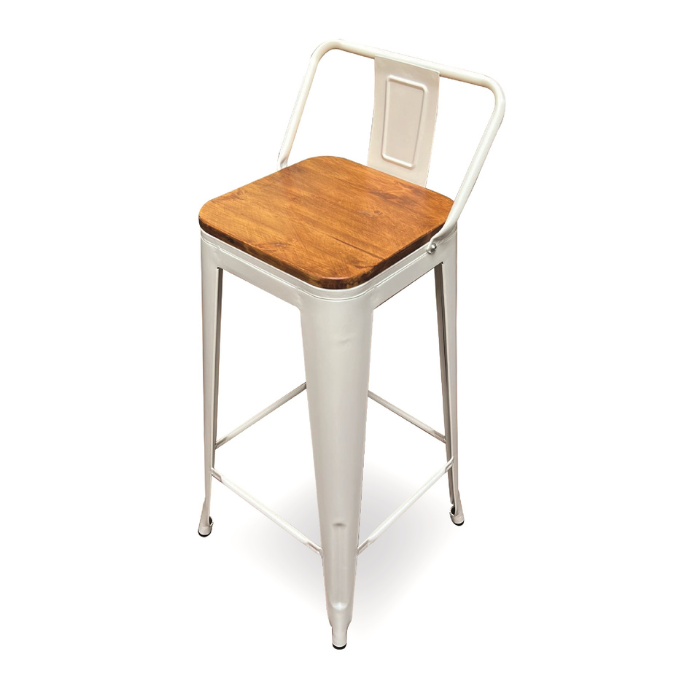 Banqueta Tolix Madera Vintage