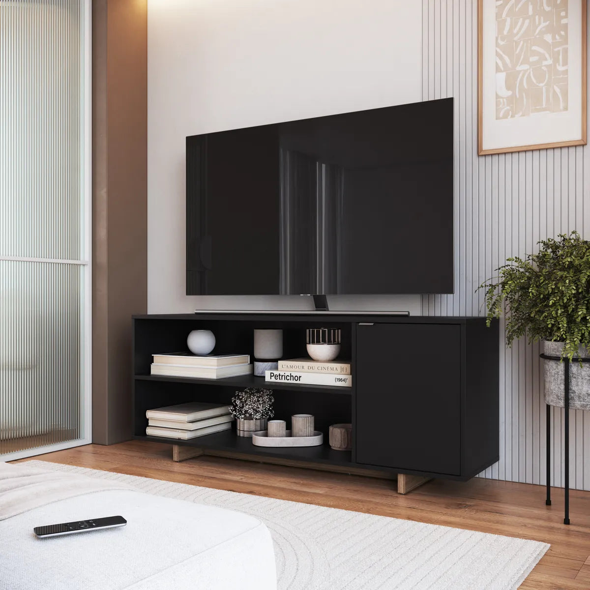 Rack Modular Para TV 50" Estilo Nórdico
