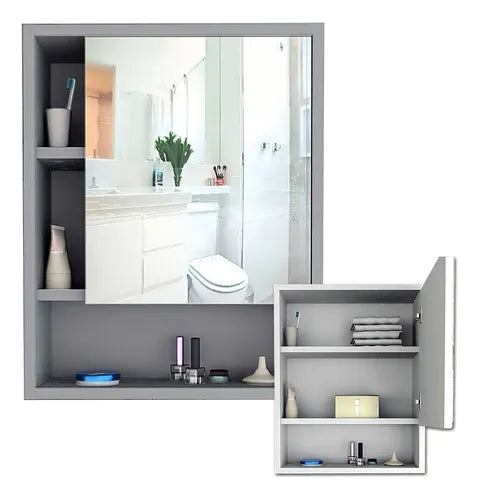 Armario Para Baño Slim Con Espejo Y Puerta