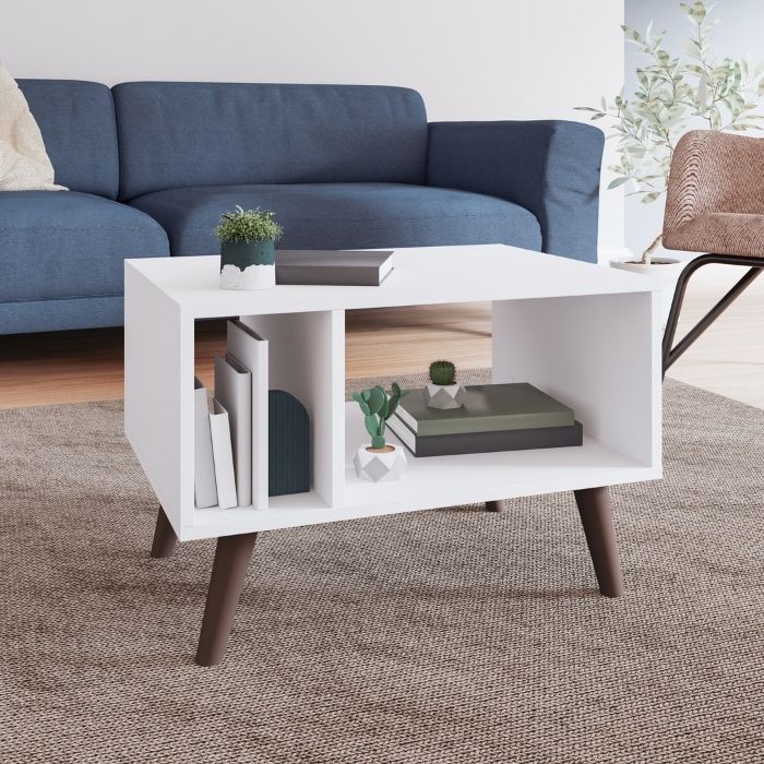 Mesa De Centro Ratona Estilo Nórdica