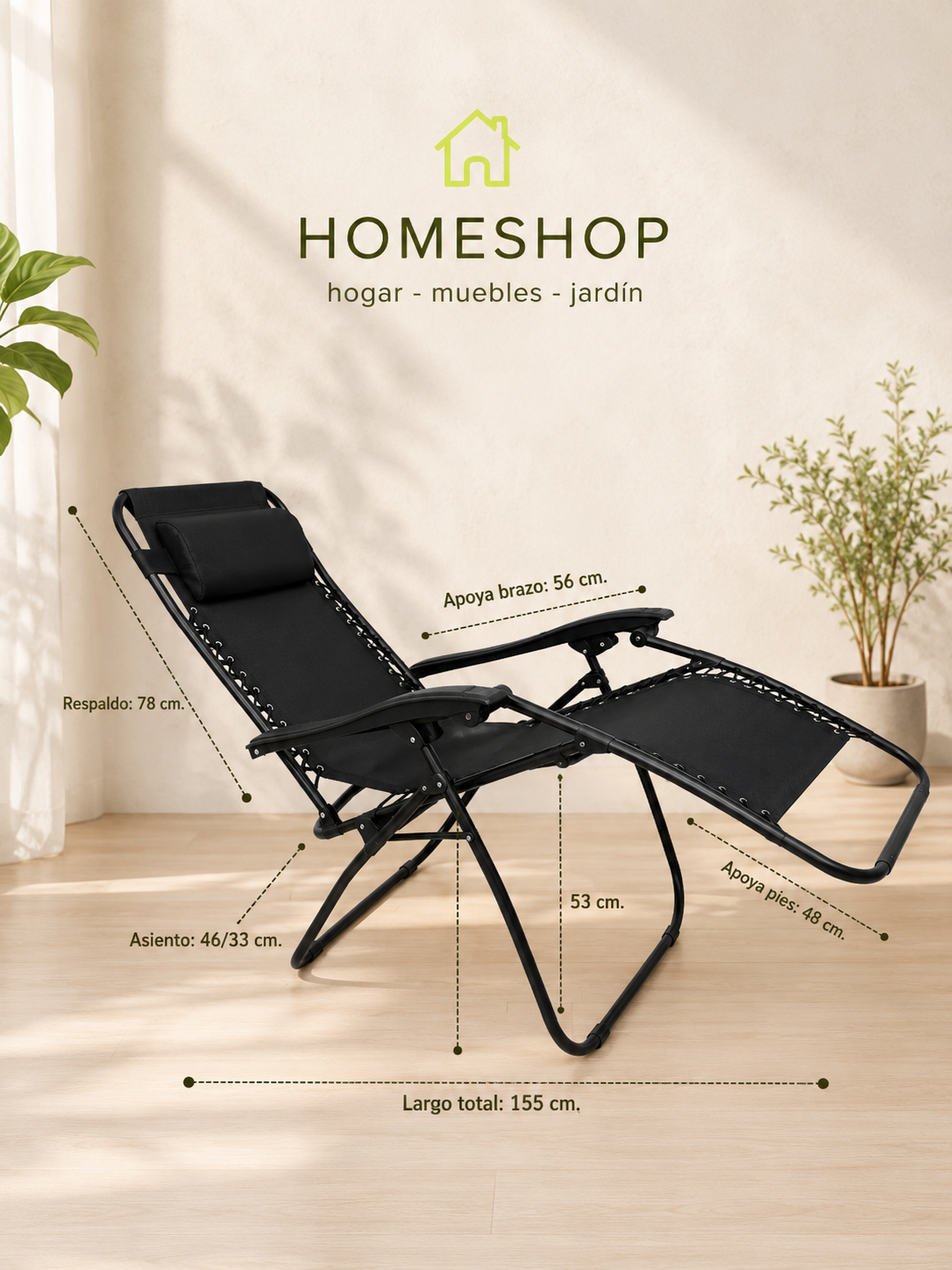 Reposera Gravedad Cero - Gravity Chair