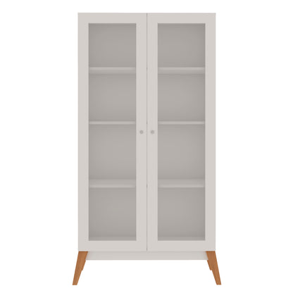 Estanteria Con Dos Puertas De Vidrio