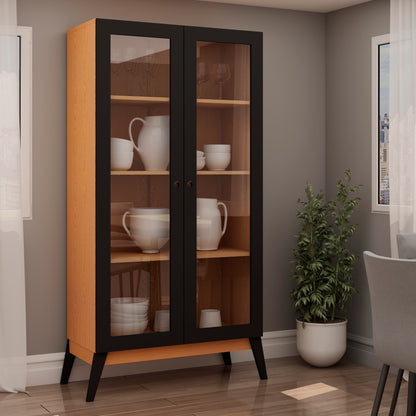 Estanteria Con Dos Puertas De Vidrio