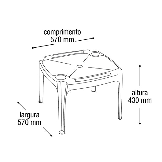 Mesa Infantil Araña