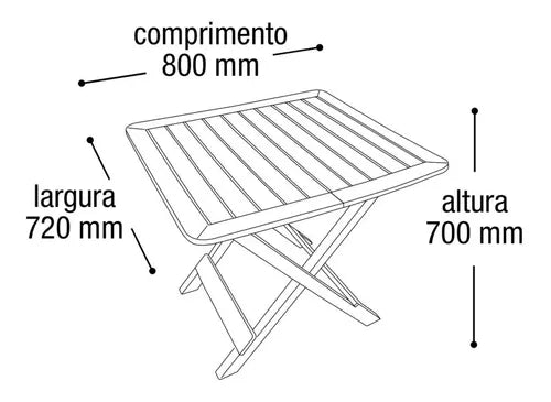 Mesa plegable