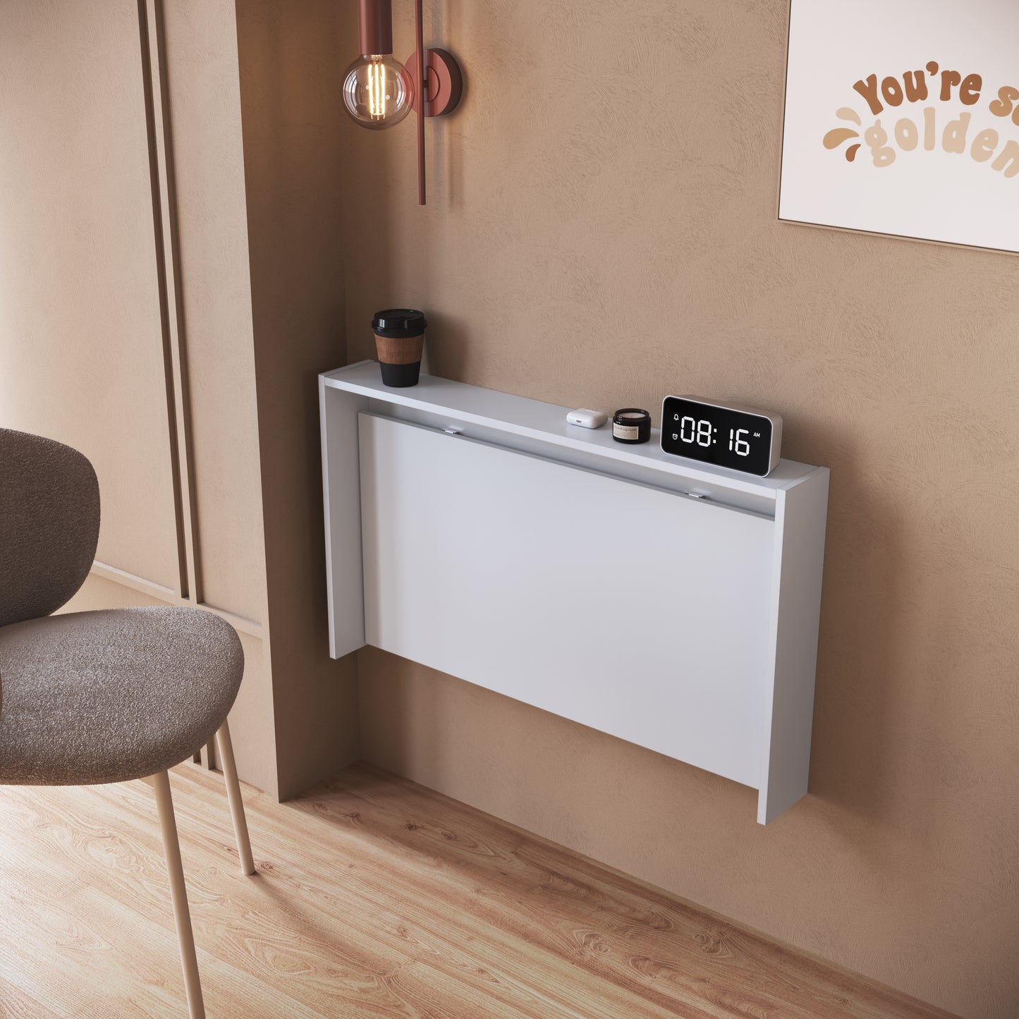 Escritorio De Pared Flotante