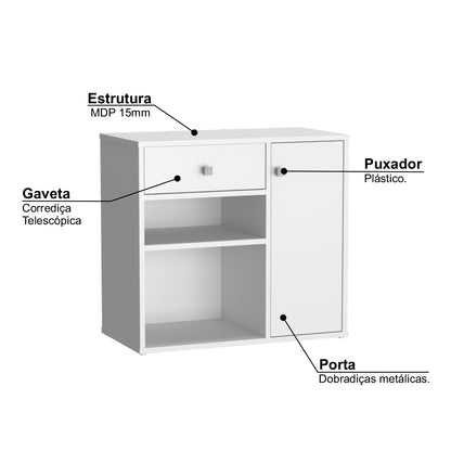 Mueble Multiuso Auxiliar Con Estante