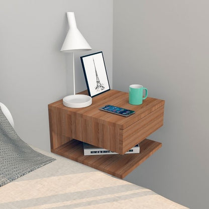 Mesa De Luz Flotante Estilo Nórdica