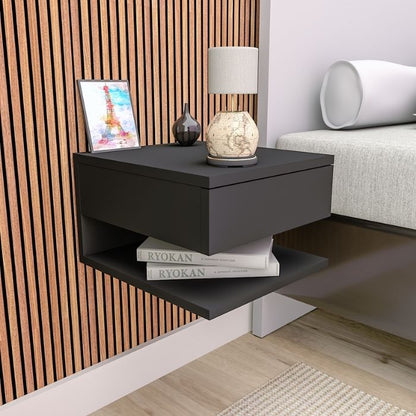 Mesa De Luz Flotante Estilo Nórdica