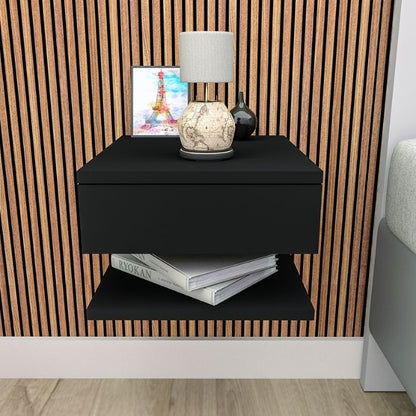 Mesa De Luz Flotante Estilo Nórdica