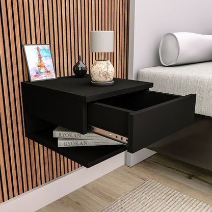 Mesa De Luz Flotante Estilo Nórdica