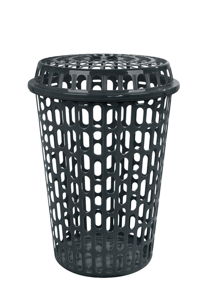 Cesto De Ropa Calado Con Tapa