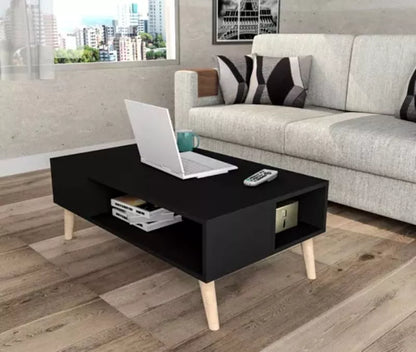 Mesa De Centro Ratona Negra Nórdica
