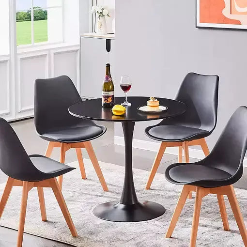 Mesa De Comedor Modelo Tulip De Diametro 90