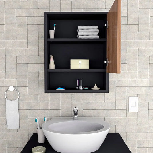 Armario Para Baño Con Espejo Y Puerta