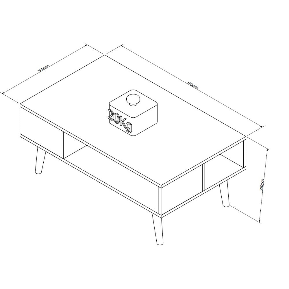 Mesa de centro ratona