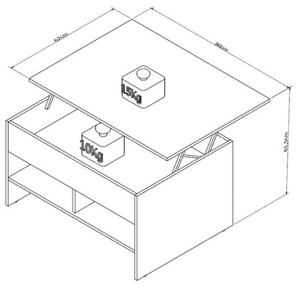 Mesa De Café Articulada