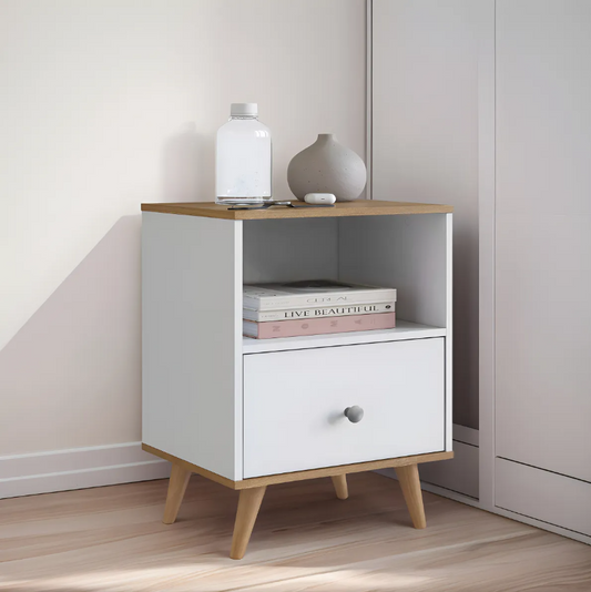 Mesa De Luz Nórdica 1 Cajón