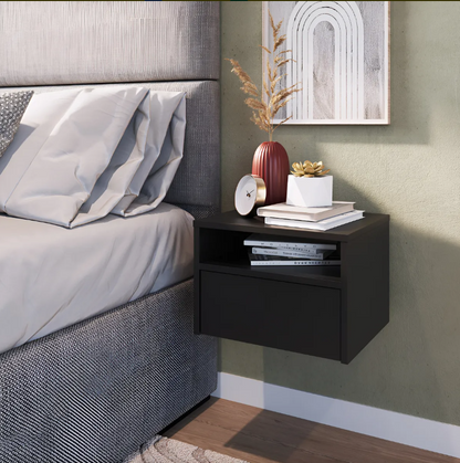 Mesa De Luz Flotante Estilo Nórdico Reforzada