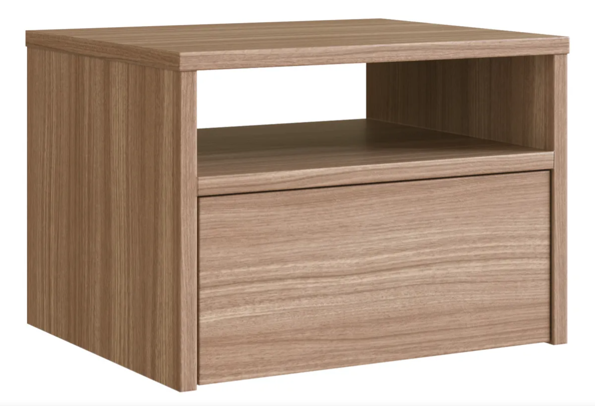 Mesa De Luz Flotante Estilo Nórdico Reforzada