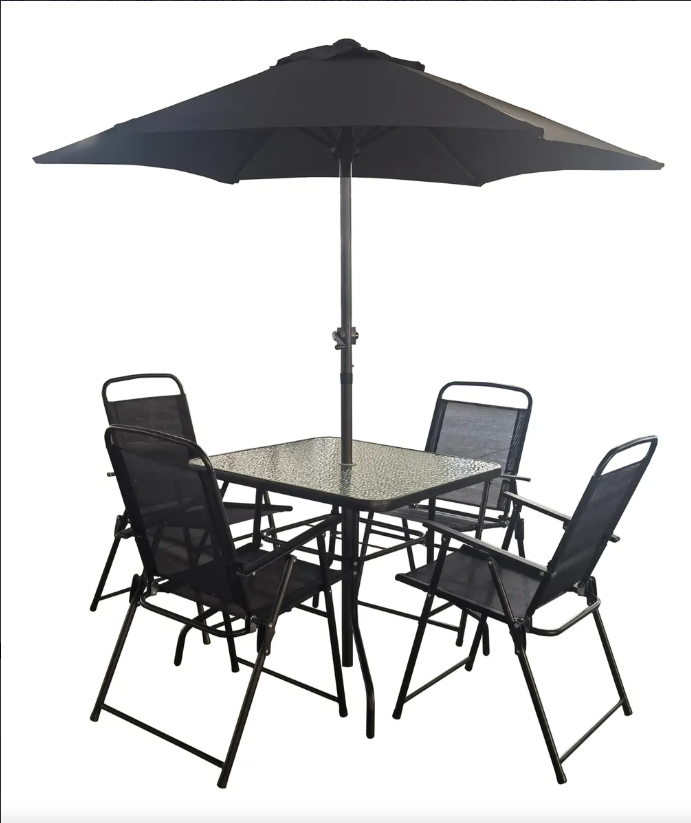 Silla De Camping Plegable Negra