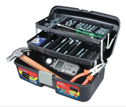 Caja De Pesca Con Dos Estantes Multiuso