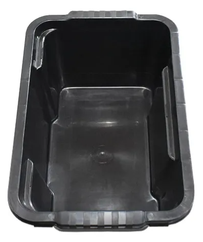 Caja Organizadora Apilable De 25 Litros Con Tapa