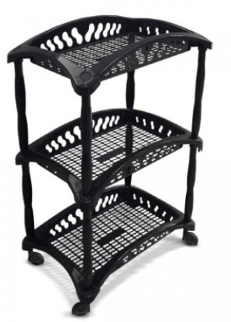 Organizador De 3 Niveles Negro