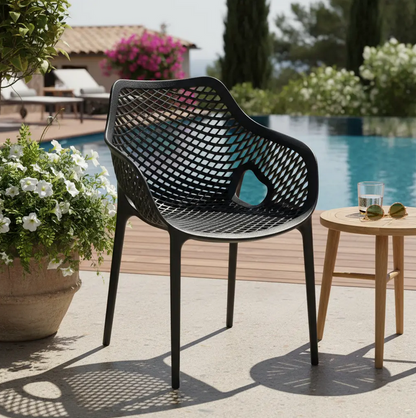 Silla Mosaico De Diseño Con Posa Brazos