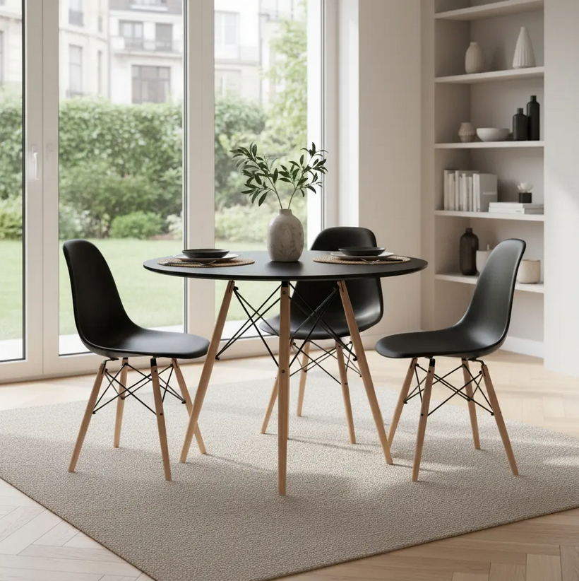 Mesa Eames Clásica De Diámetro 80