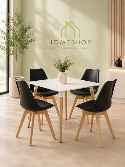 Mesa modelo Eames Cuadrada 80x80