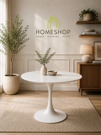 Mesa Modelo Tulip Diámetro 60 cm.