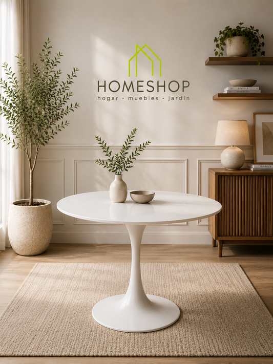 Mesa Modelo Tulip Diámetro 60 cm.