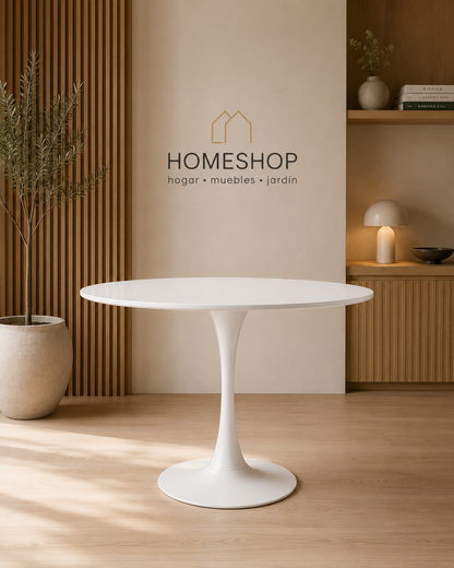 Mesa De Comedor Modelo Tulip De Diametro 60