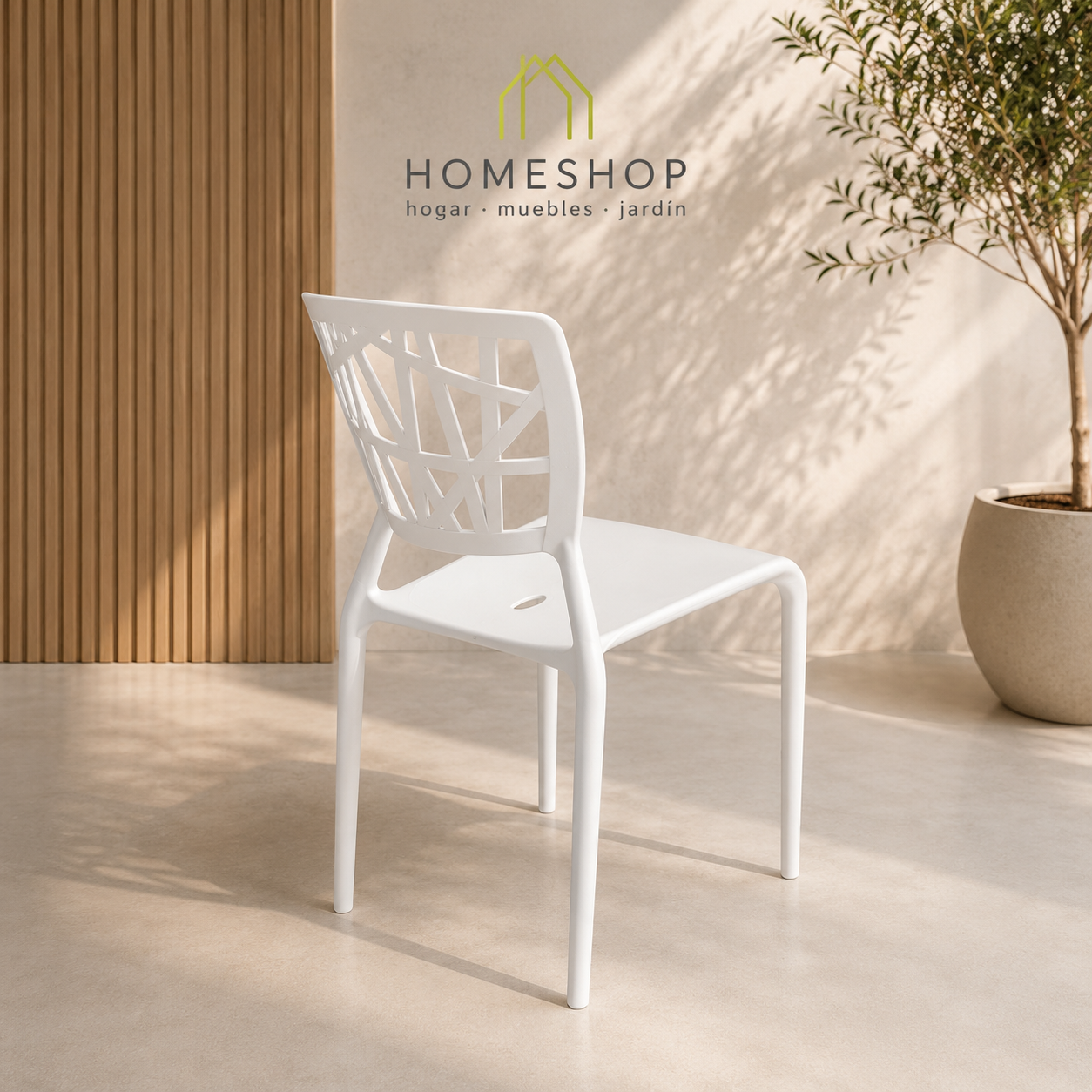 Silla Trama Blanca